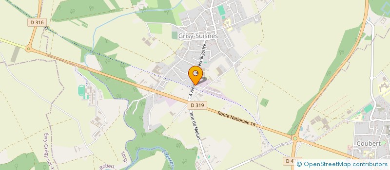 localisation de l'entreprise SCI LA GRANGE  GRISY-SUISNES