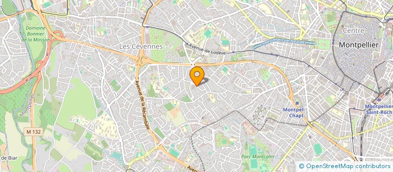 localisation de l'entreprise SCI LA GRANGE à MONTPELLIER
