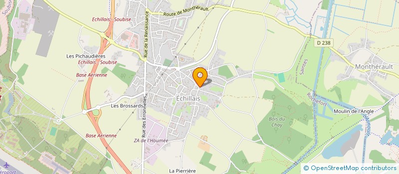 localisation de l'entreprise SCI LA GRANGE  ECHILLAIS