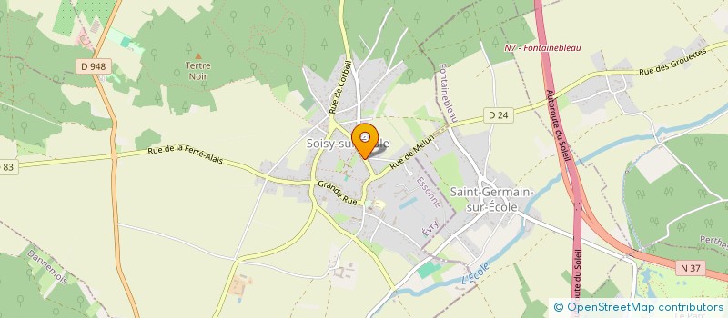 localisation de l'entreprise SCI LA GRANGE  SOISY-SUR-ECOLE