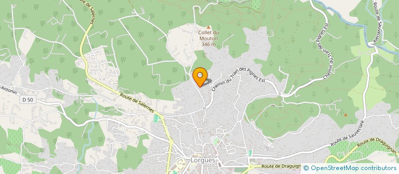 localisation de l'entreprise SCI LA GRANGE  LORGUES