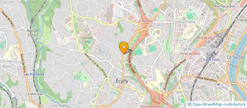 localisation de l'entreprise SCI LA GRANGE  ECULLY