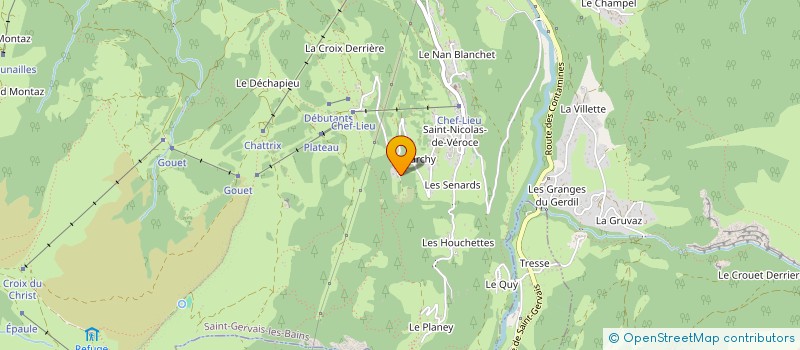 localisation de l'entreprise SCI LA GRANGE  SAINT-GERVAIS-LES-BAINS