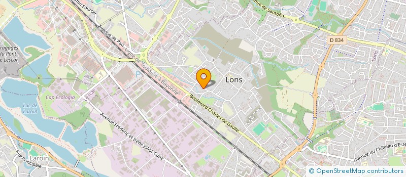 localisation de l'entreprise SCI LA GRANGE à LONS