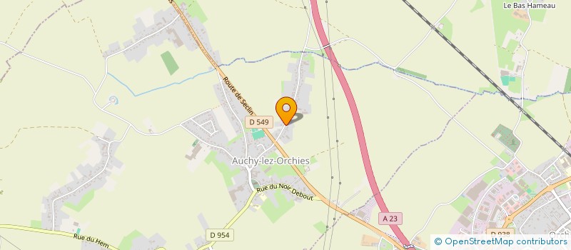 localisation de l'entreprise SCI LA GRANGE  AUCHY-LEZ-ORCHIES