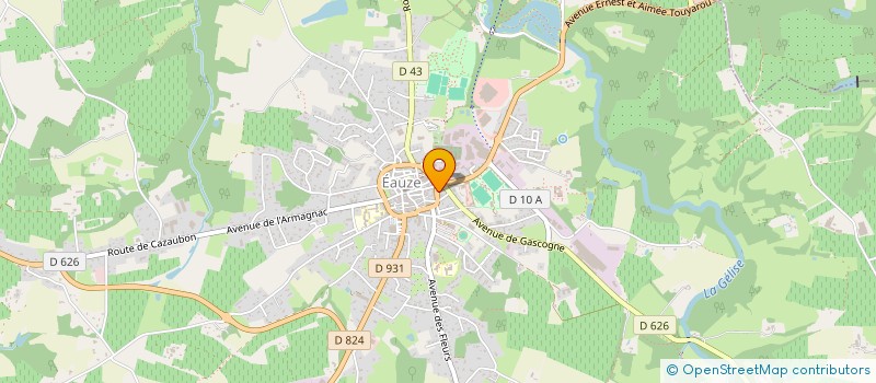 localisation de l'entreprise SCI LA GRANGE  EAUZE