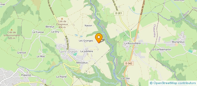 localisation de l'entreprise SCI LA GRANGE  SAINT-JOSEPH