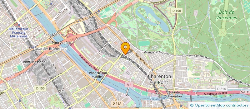 localisation de l'entreprise SCI LA GRANGE  CHARENTON-LE-PONT