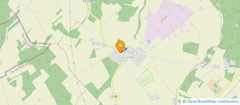 localisation de l'entreprise SCI LA GRANGE  SAINT-ILLIERS-LA-VILLE