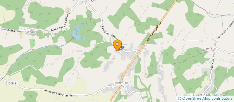 localisation de l'entreprise SCI LA GRANGE  MOMUY