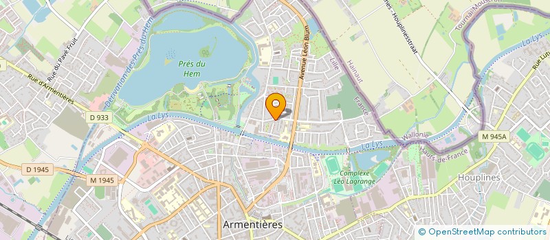 localisation de l'entreprise SCI LA GRANGE  ARMENTIERES