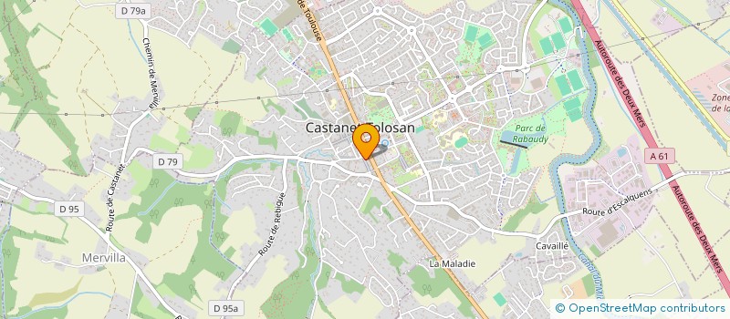 localisation de l'entreprise SCI LA GRANGE à CASTANET TOLOSAN