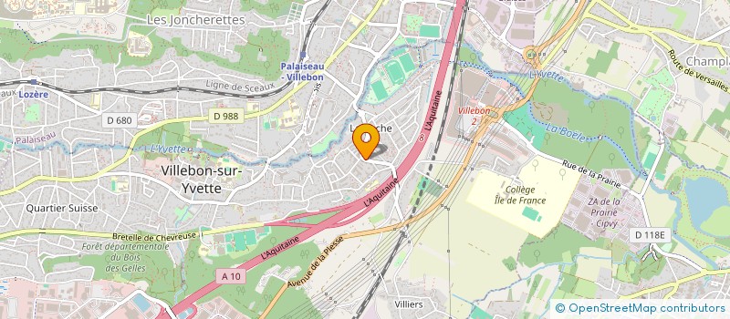 localisation de l'entreprise SCI LA GRANGE à VILLEBON-SUR-YVETTE