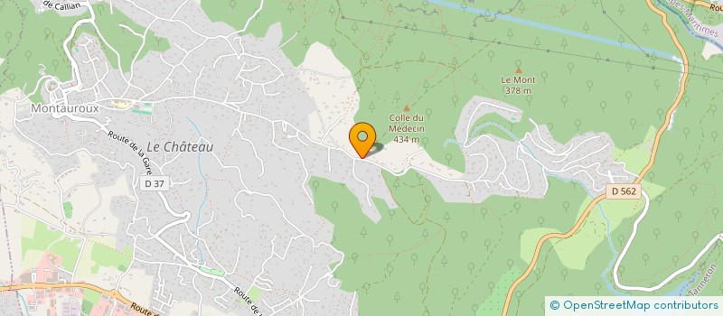 localisation de l'entreprise SCI LA GRANGE  MONTAUROUX