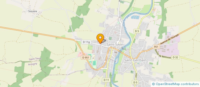 localisation de l'entreprise SCI LA GRANGE A RABEAU à SAINT-SAVIN