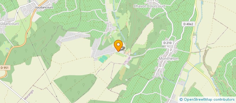 localisation de l'entreprise SCI LA GRANGE AUX BOIS  CHAVOT-COURCOURT