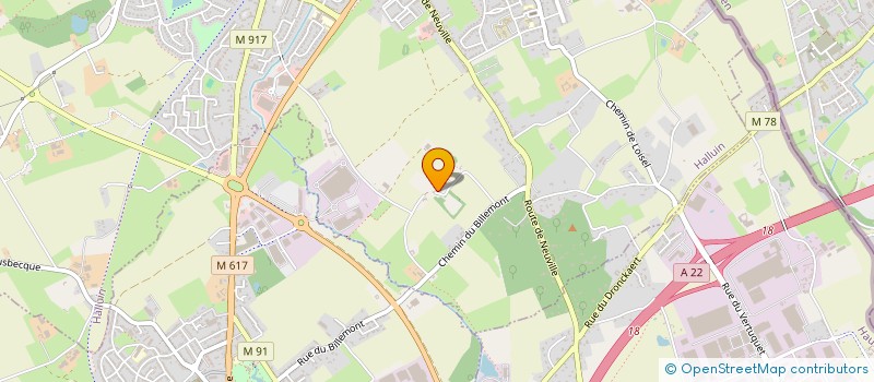 localisation de l'entreprise SCI LA GRANGE AUX COQS  HALLUIN