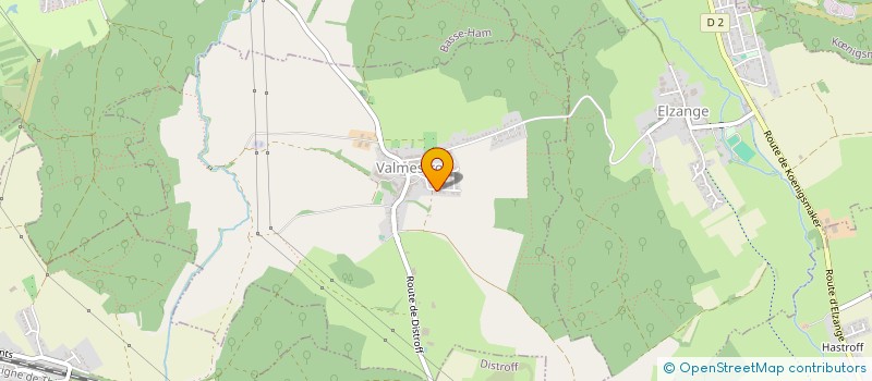 localisation de l'entreprise SCI LA GRANGE AUX OISEAUX  VALMESTROFF