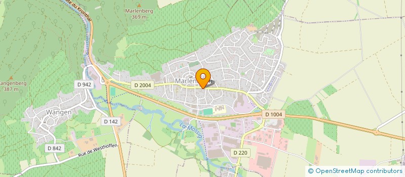 localisation de l'entreprise SCI LA GRANGE AUX TUILES  MARLENHEIM