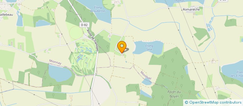 localisation de l'entreprise SCI LA GRANGE BLANCHE  MONTLUEL