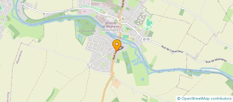 localisation de l'entreprise SCI LA GRANGE D'OLI  MASNIERES