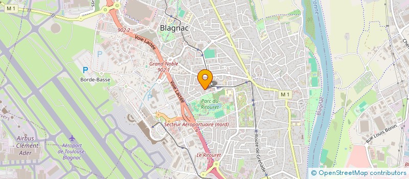 localisation de l'entreprise SCI LA GRANGE DE BORD  BLAGNAC