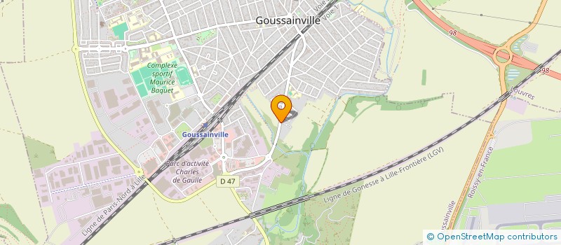localisation de l'entreprise SCI LA GRANGE DES NOUES à GOUSSAINVILLE