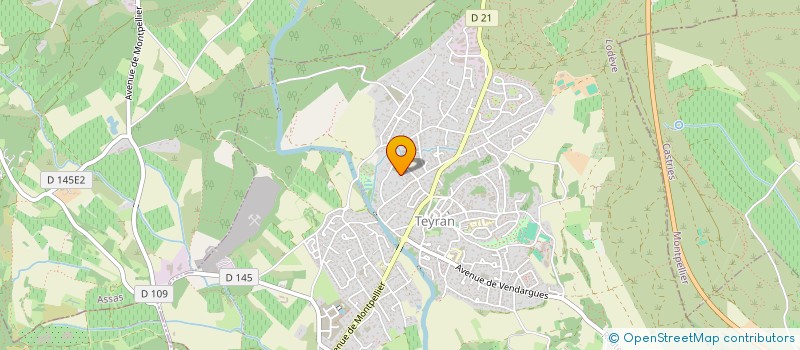 localisation de l'entreprise SCI LA GRANGE DU PINET  TEYRAN