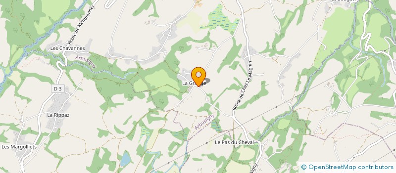 localisation de l'entreprise SCI LA GRANGE - LE PRE COLLET à REIGNIER-ESERY