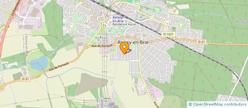 localisation de l'entreprise SCI LA GRANGE PASTEUR  ROISSY-EN-BRIE