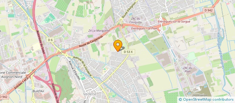 localisation de l'entreprise SCI LA GRANGETTE  VEDENE