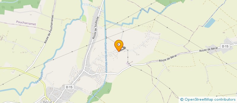 localisation de l'entreprise SCI LA GRANGETTE  BERAT