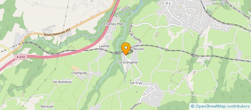 localisation de l'entreprise SCI LA GRANGETTE  LA ROCHE-SUR-FORON