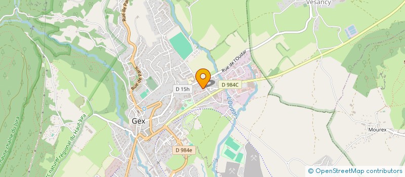 localisation de l'entreprise SCI LA GRAPPE  GEX