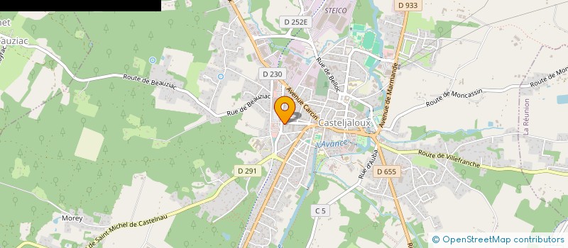 localisation de l'entreprise SCI LA GRAVE 47  CASTELJALOUX