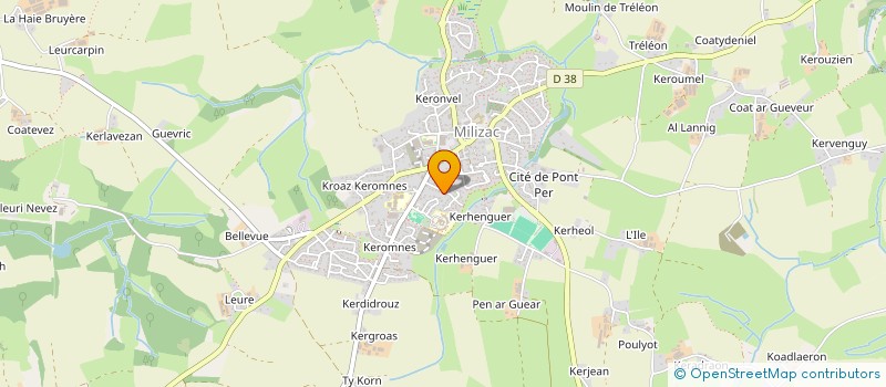 localisation de l'entreprise SCI LA GRAVELLE  MILIZAC-GUIPRONVEL