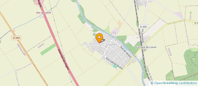 localisation de l'entreprise SCI LA GRAVELLE-LOIVRE  LOIVRE