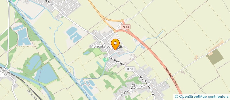 localisation de l'entreprise SCI LA GRAVELOTTE  MONCETZ-LONGEVAS