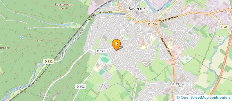 localisation de l'entreprise SCI LA GRAVETTE  SAVERNE