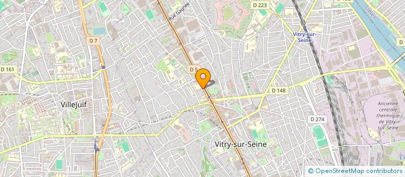 localisation de l'entreprise SCI LA GRAVETTE  VITRY-SUR-SEINE