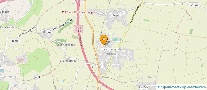 localisation de l'entreprise SCI LA GRAVETTE  SAINT-MYON