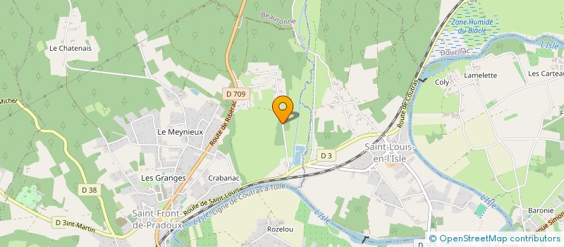 localisation de l'entreprise SCI LA GRAVETTE-LW  SOURZAC