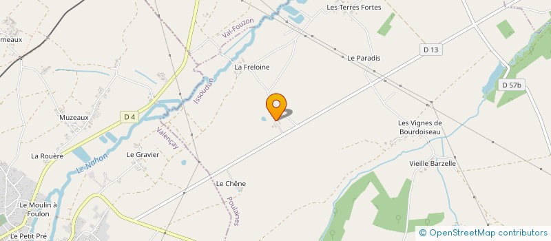localisation de l'entreprise SCI LA GRAVOUILLE à VAL-FOUZON