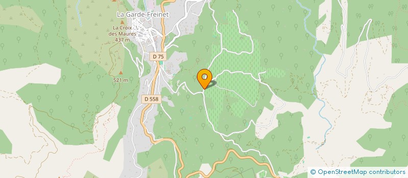 localisation de l'entreprise SCI LA GRENACHE à LA GARDE-FREINET