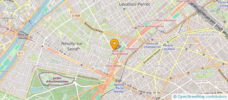 localisation de l'entreprise SCI LA GRENADIERE à NEUILLY-SUR-SEINE