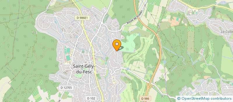 localisation de l'entreprise SCI LA GRENADILLE  SAINT-GELY-DU-FESC