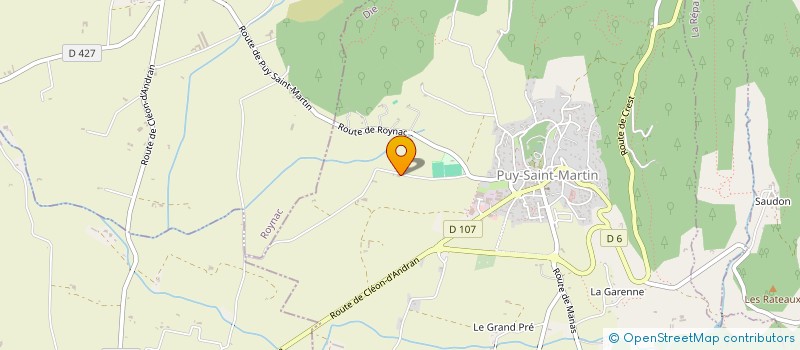 localisation de l'entreprise SCI LA GRENADILLE  PUY-SAINT-MARTIN