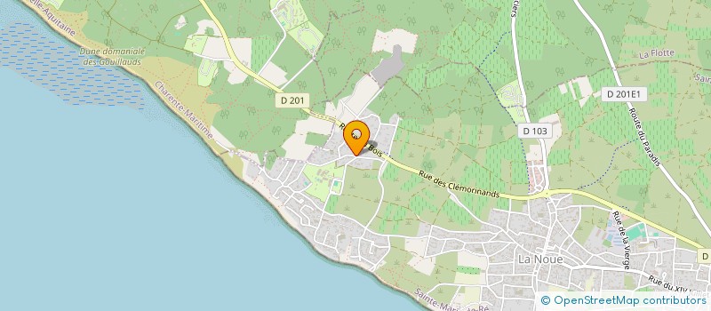 localisation de l'entreprise SCI LA GRENETTIERE  SAINTE-MARIE-DE-RE