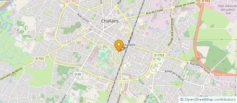 localisation de l'entreprise SCI LA GRENONNIERE à CHALLANS