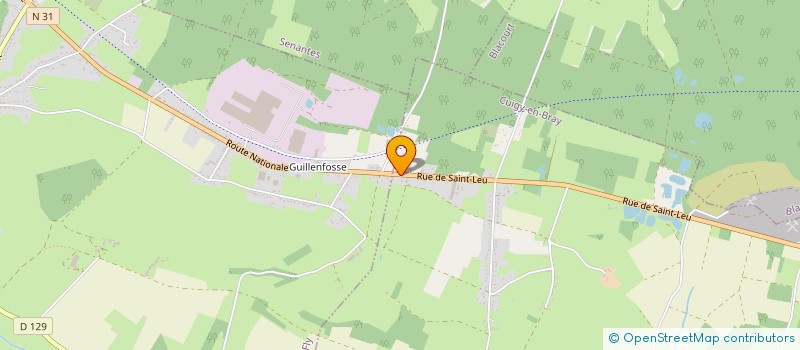 localisation de l'entreprise SCI LA GRENOUILLE  CUIGY-EN-BRAY